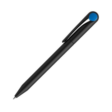 Prodir DS1 TMM Twist Kugelschreiber schwarz matt mit farbigem Punkt