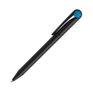 Prodir DS1 TMM Twist Kugelschreiber schwarz matt mit farbigem Punkt