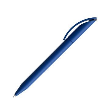 Prodir DS3 TMM Twist Kugelschreiber blau matt mit farbigem Ring