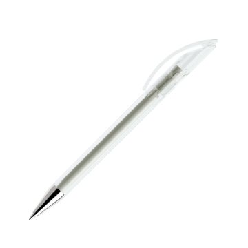 Prodir DS3 TTC Fast Lane Twist Kugelschreiber transparent mit Metallspitze