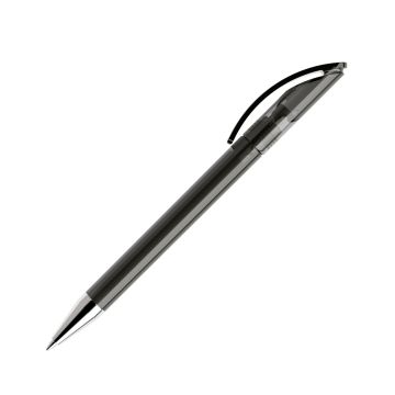 Prodir DS3 TTC Fast Lane Twist Kugelschreiber transparent mit Metallspitze