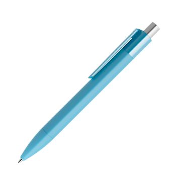 Prodir DS4 Soft Touch PRR Push Kugelschreiber mit satiniertem Metalldrücker