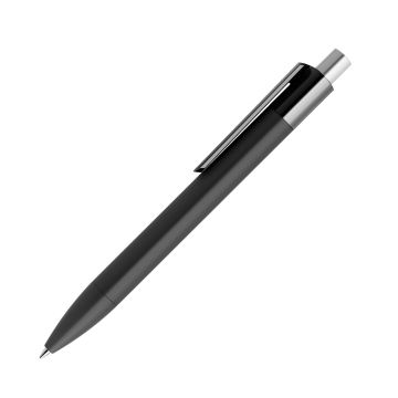 Prodir DS4 Soft Touch PRR Push Kugelschreiber mit satiniertem Metalldrücker