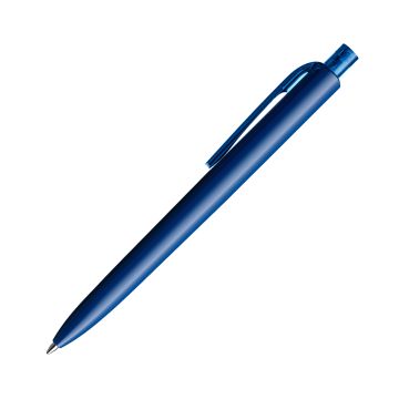 Prodir DS8 PPP Push Kugelschreiber blau poliert mit transparentem Drücker und Clip