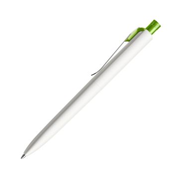 Prodir DS8 PSM Push Kugelschreiber weiß matt mit Standardmetallclip