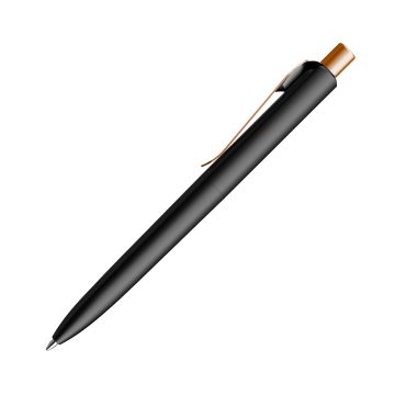 Prodir DS8 PSP Push Kugelschreiber schwarz matt mit Metallclip