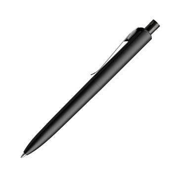 Prodir DS8 PSM Push Kugelschreiber schwarz matt mit Standardmetallclip