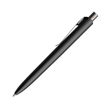 Prodir DS8 PSP Push Kugelschreiber schwarz matt mit Metallclip