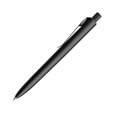 Prodir DS8 PSP Push Kugelschreiber schwarz matt mit Metallclip