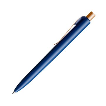 Prodir DS8 PSP Push Kugelschreiber blau poliert mit Metallclip