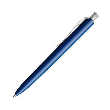 Prodir DS8 PSM Push Kugelschreiber blau poliert mit Standardmetallclip