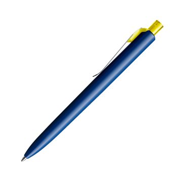 Prodir DS8 PSM Push Kugelschreiber blau poliert mit Standardmetallclip