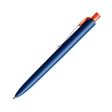 Prodir DS8 PSM Push Kugelschreiber blau poliert mit Standardmetallclip