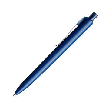 Prodir DS8 PSM Push Kugelschreiber blau poliert mit Standardmetallclip