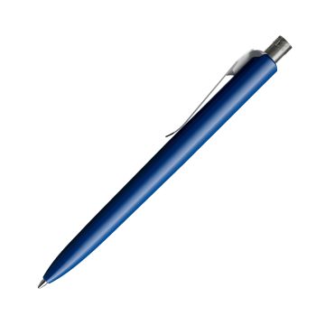 Prodir DS8 PSM Push Kugelschreiber blau poliert mit Standardmetallclip