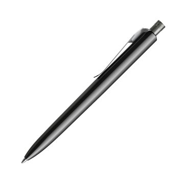 Prodir DS8 PSM Push Kugelschreiber schwarz poliert mit Standardmetallclip