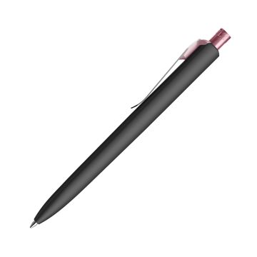 Prodir DS8 PSR Soft Touch Kugelschreiber schwarz mit Standardmetallclip