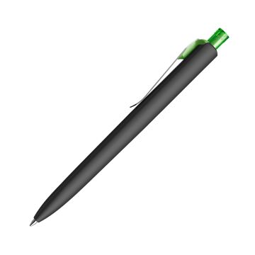Prodir DS8 PSR Soft Touch Kugelschreiber schwarz mit Standardmetallclip