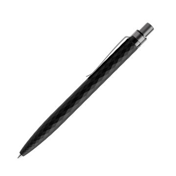 Prodir QS01 PQS Stone Push Kugelschreiber schwarz mit Metallclip