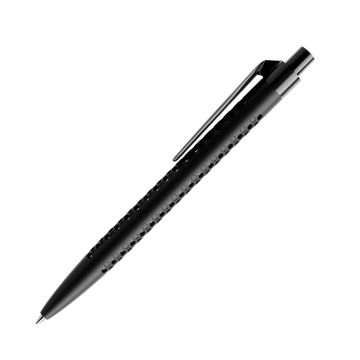 Prodir QS40 PMP Push Kugelschreiber matt mit Clip gerade polished