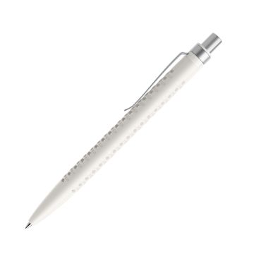 Prodir QS40 PMS Push Kugelschreiber matt mit Standardmetallclip und Metalldrücker