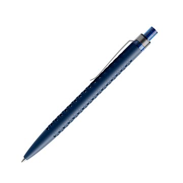 Prodir QS40 PMS Push Kugelschreiber blau matt mit Metallclip