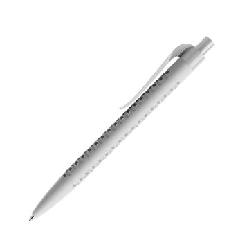 Prodir QS40 PRPPush Kugelschreiber Soft Touch mit Clip Curve polished