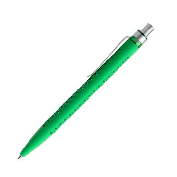 Prodir QS40 Soft Touch PRS Push Kugelschreiber mit Standardmetallclip und Metalldrücker