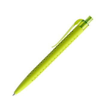 Prodir QS40 PRT Push Kugelschreiber Soft Touch mit Clip Curve transparent