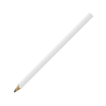 Zimmermannsbleistift 24cm eckig, gespitzt in weiß