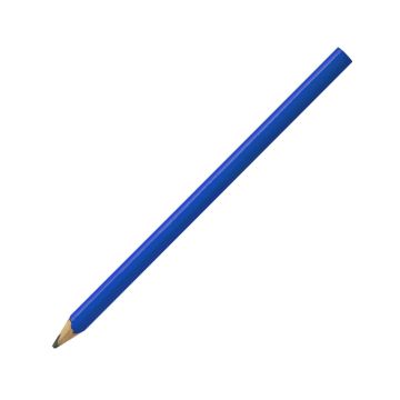 Zimmermansbleistift 24cm oval, gespitzt in blau