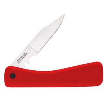 Handwerkermesser mit strukturiertem Griff in rot