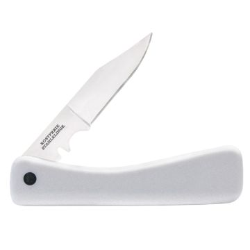 Handwerkermesser mit strukturiertem Griff in weiß