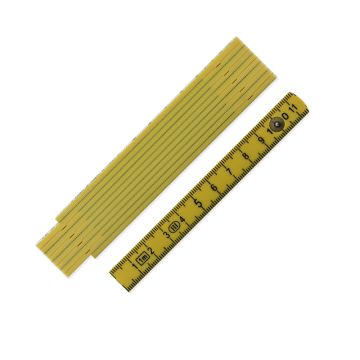Mini Zollstock 1 m aus Kunststoff in gelb