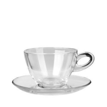 Cappuccinotasse Arkansas 30 cl mit Untersetzer