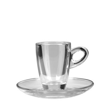 Espressotasse Arkansas 7,5 cl mit Untersetzer