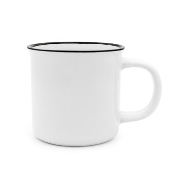 Retro Tasse Matilda 260 ml weiß
