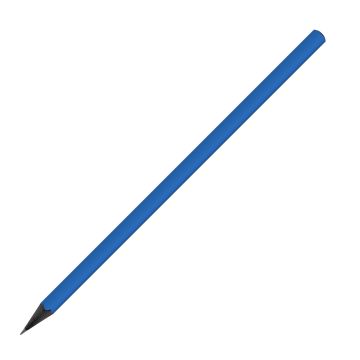 DesignbleistiftdreikantschwarzdurchgefärbtfarbigFSCblue