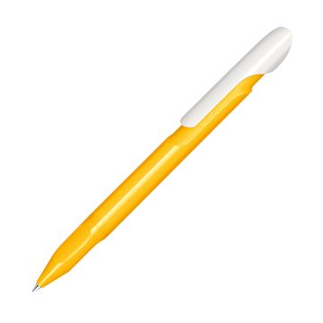senator® Evoxx Duo Polished Recycled Druckkugelschreiber, weiß