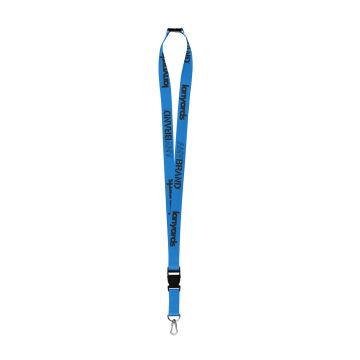 Schlüsselband - Lanyard mit Japan Hook Kunststoffclip, Sicherheitsverschluss und Trennclip