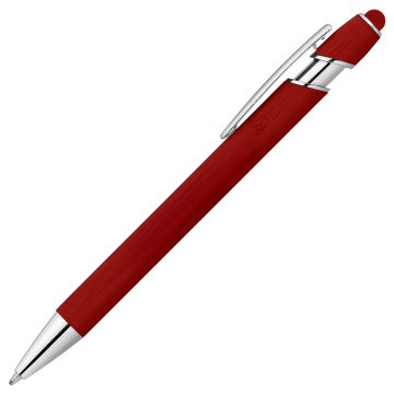 Alpha Kugelschreiber Bamboo mit Stylus rot