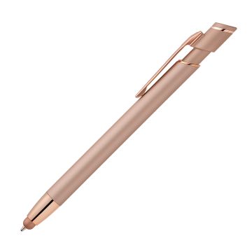 Asher Mineral Soft-Touch-Kugelschreiber mit Stylus