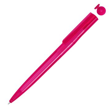 RECYCLED PET PEN switch transparent, magenta