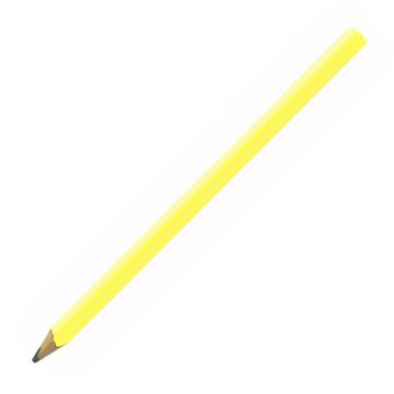 Zimmermannsbleistift oval matt 24 cm, HB, FSC light_yellow
