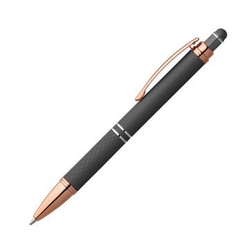 Diamond Soft Touch Kugelschreiber roségold mit Stylus