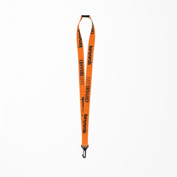 Schlüsselband - Lanyard mit J-Hook Kunststoffclip und Sicherheitsverschluss
