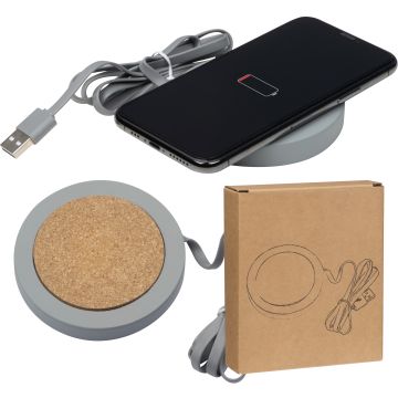 Wireless charger aus Limestone cement