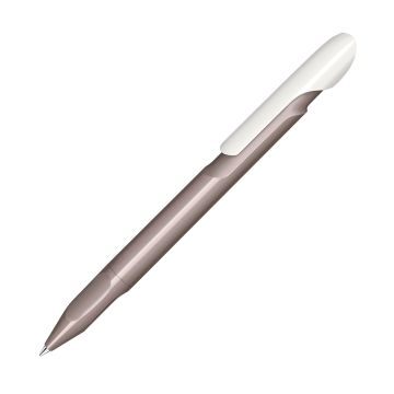 senator® Evoxx Duo Polished Recycled Druckkugelschreiber, weiß