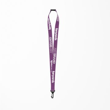 Schlüsselband - Lanyard mit J-Hook Kunststoffclip und Sicherheitsverschluss