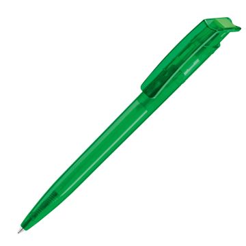 RECYCLED PET PEN transparent, grün